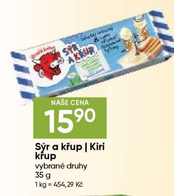 Sýr a křup | Kiri křup
