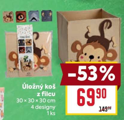 Úložný koš z filcu