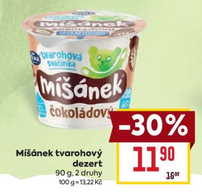 MÍŠÁNEK Tvarohový dezert