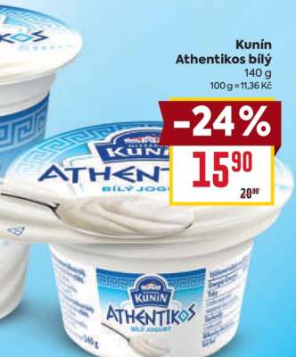 Kunín Athentikos bílý