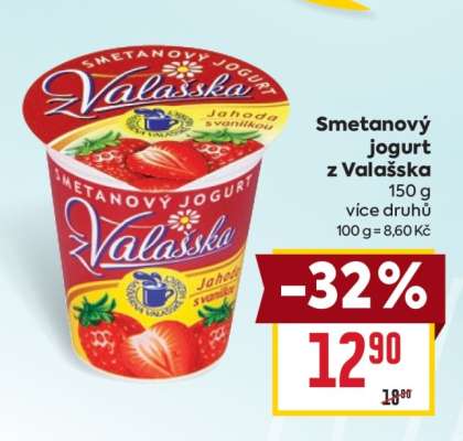 Smetanový jogurt z Valašska