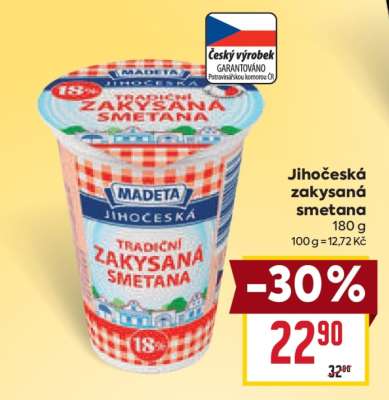 Jihočeská zakysaná smetana