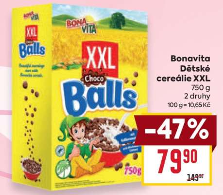 Bonavita Dětské cereálie XXL