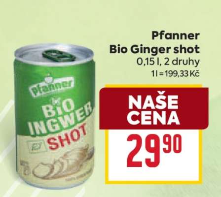 Pfanner Bio Ginger Shot