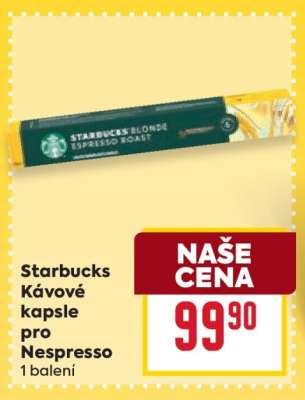 Starbucks Kávové kapsle pro Nespresso