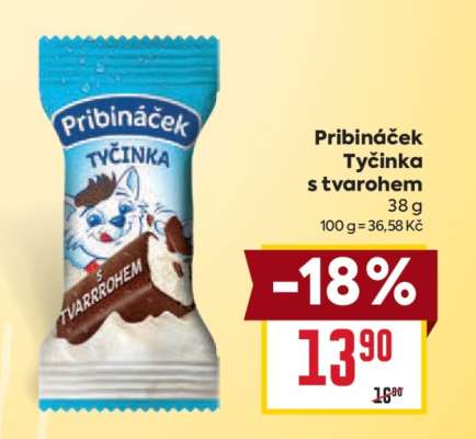 Pribináček Tyčinka s tvarohem