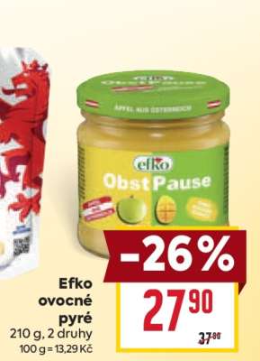 Efko ovocné pyré