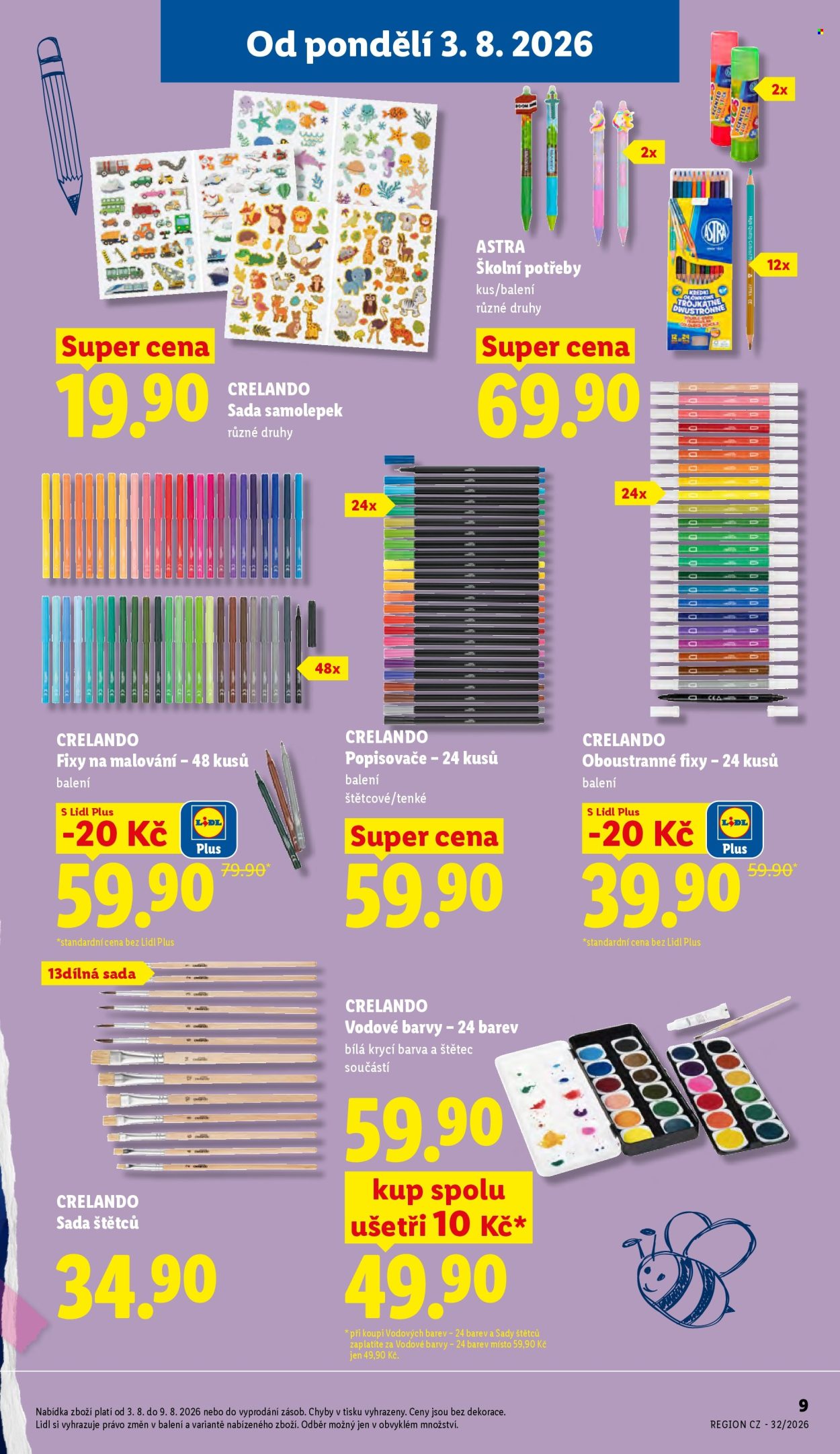 Leták Lidl - 3.8.2026 - 30.8.2026. Strana 9