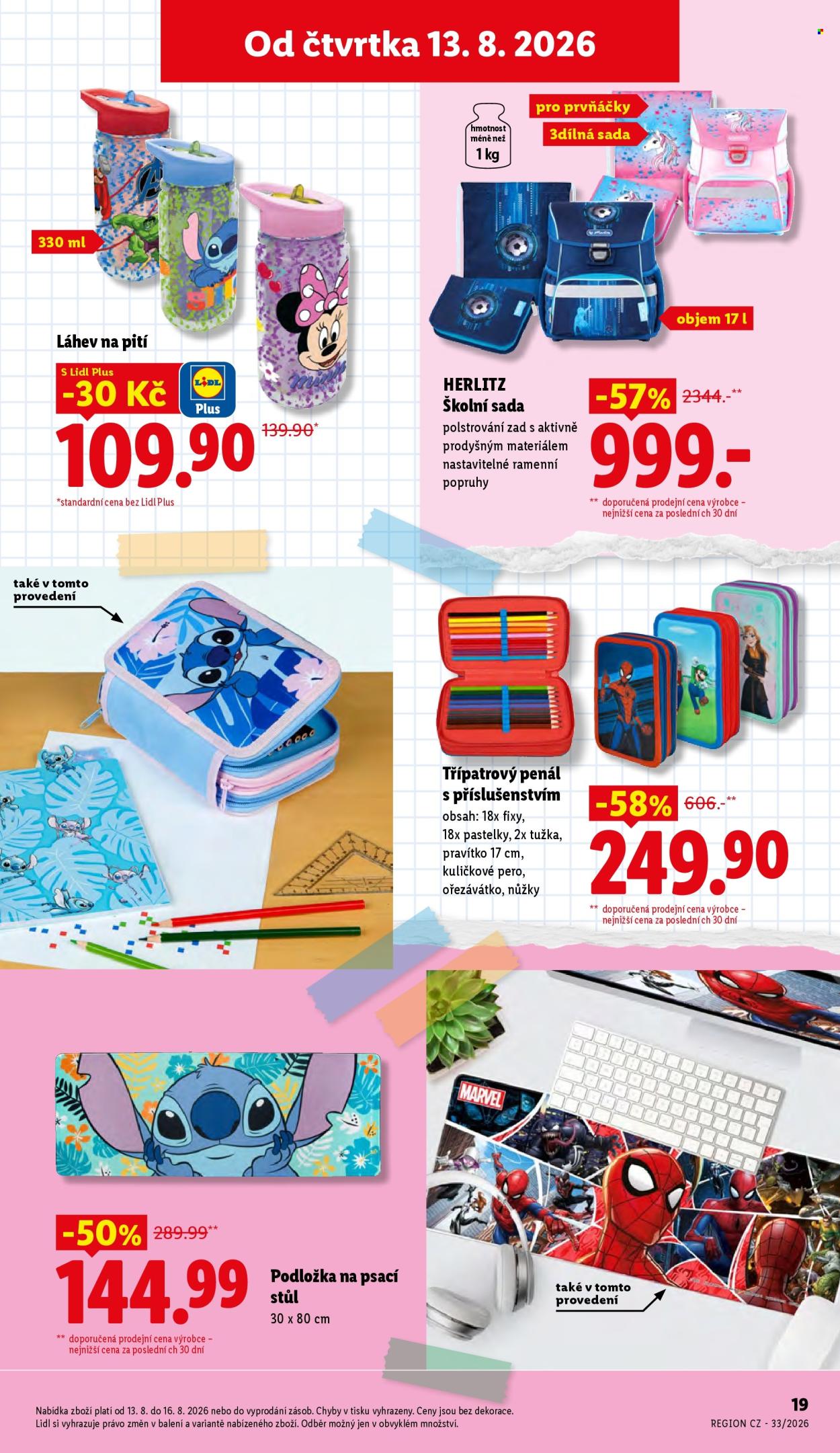 Leták Lidl - 3.8.2026 - 30.8.2026. Strana 19