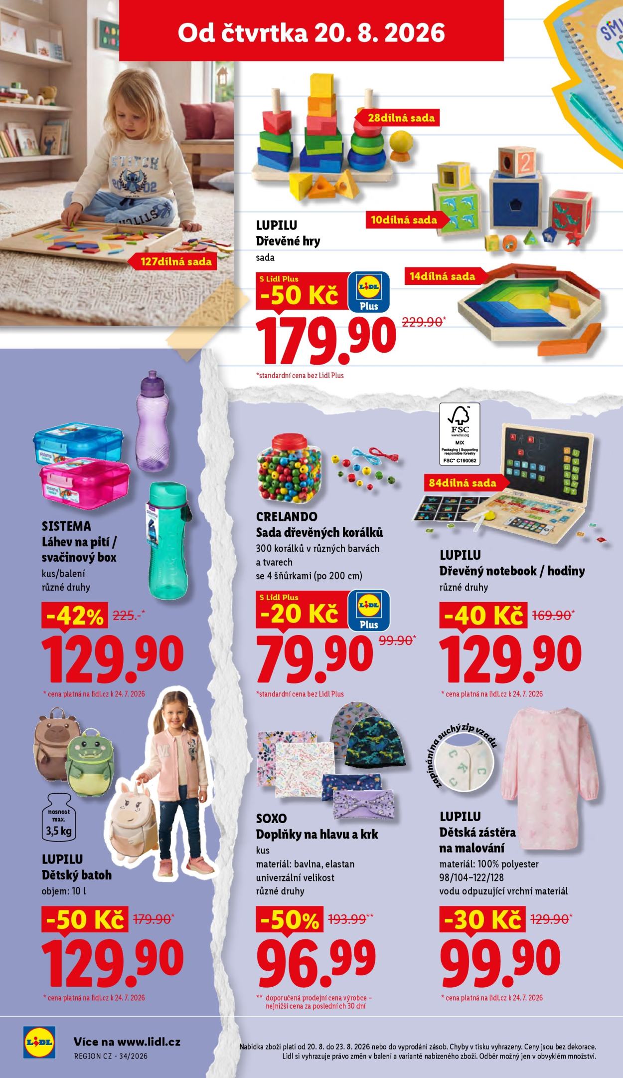 Leták Lidl - 3.8.2026 - 30.8.2026. Strana 20