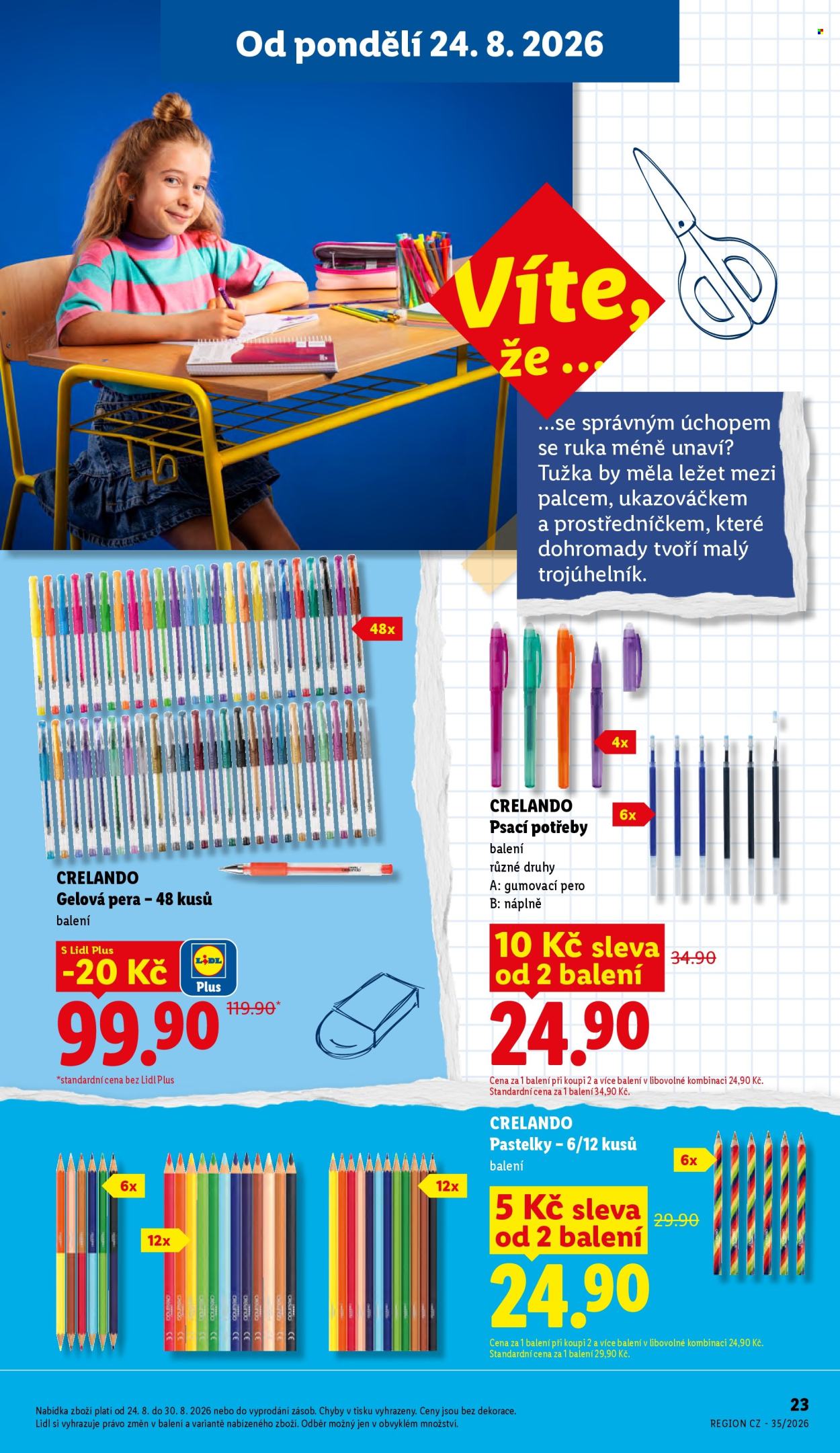 Leták Lidl - 3.8.2026 - 30.8.2026. Strana 23