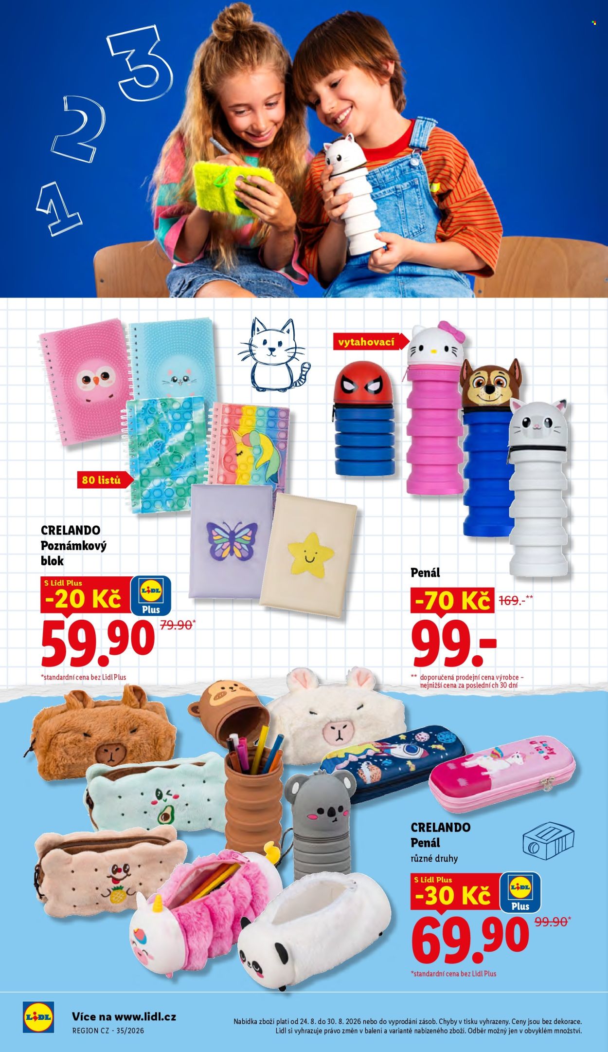 Leták Lidl - 3.8.2026 - 30.8.2026. Strana 24