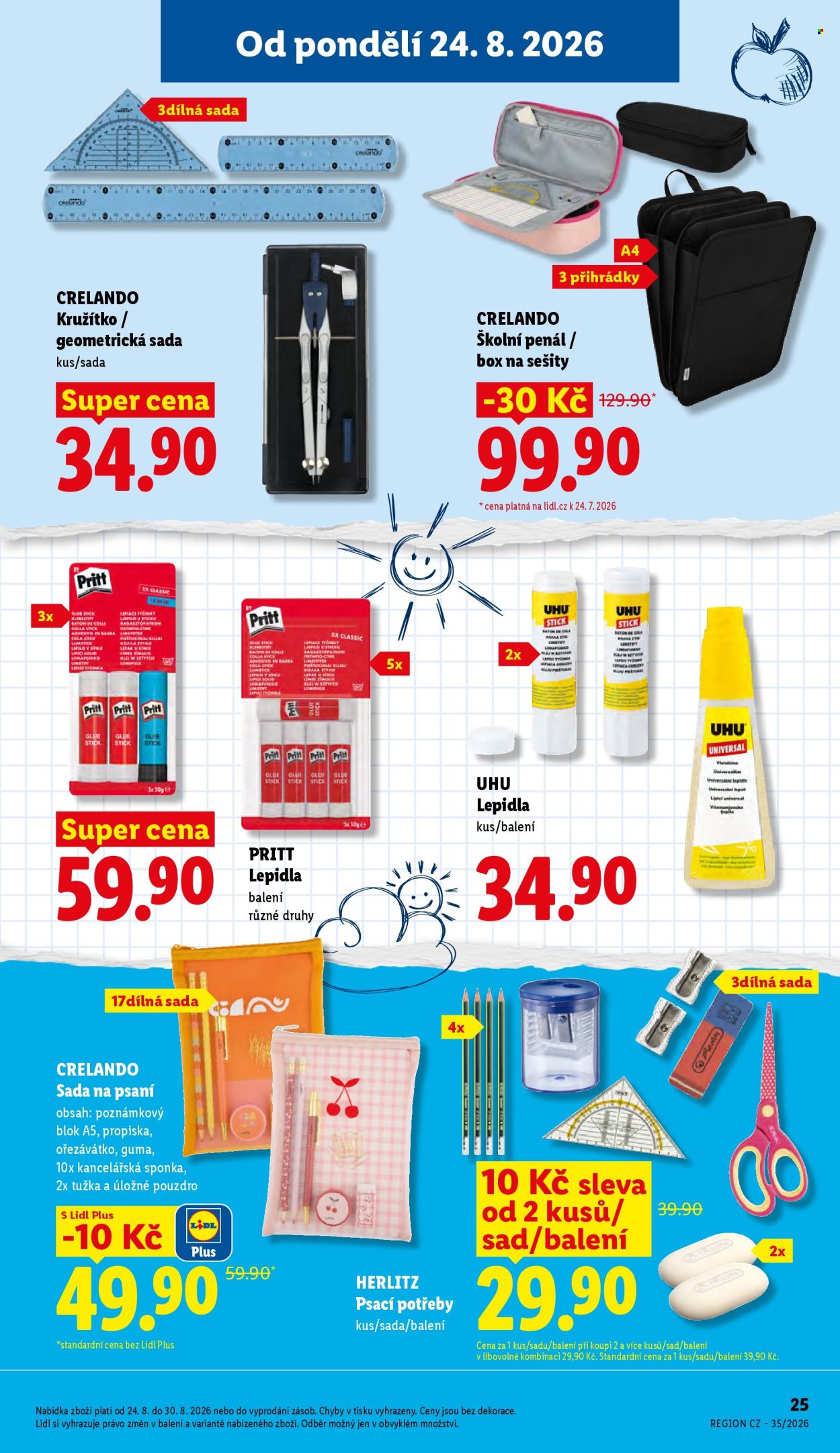 Leták Lidl - 3.8.2026 - 30.8.2026. Strana 25