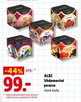 ALBI Vědomostní pexeso