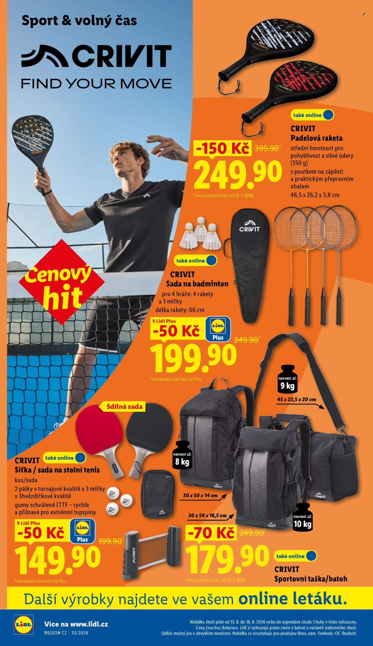 Leták Lidl - 13.8.2026 - 16.8.2026. Strana 32