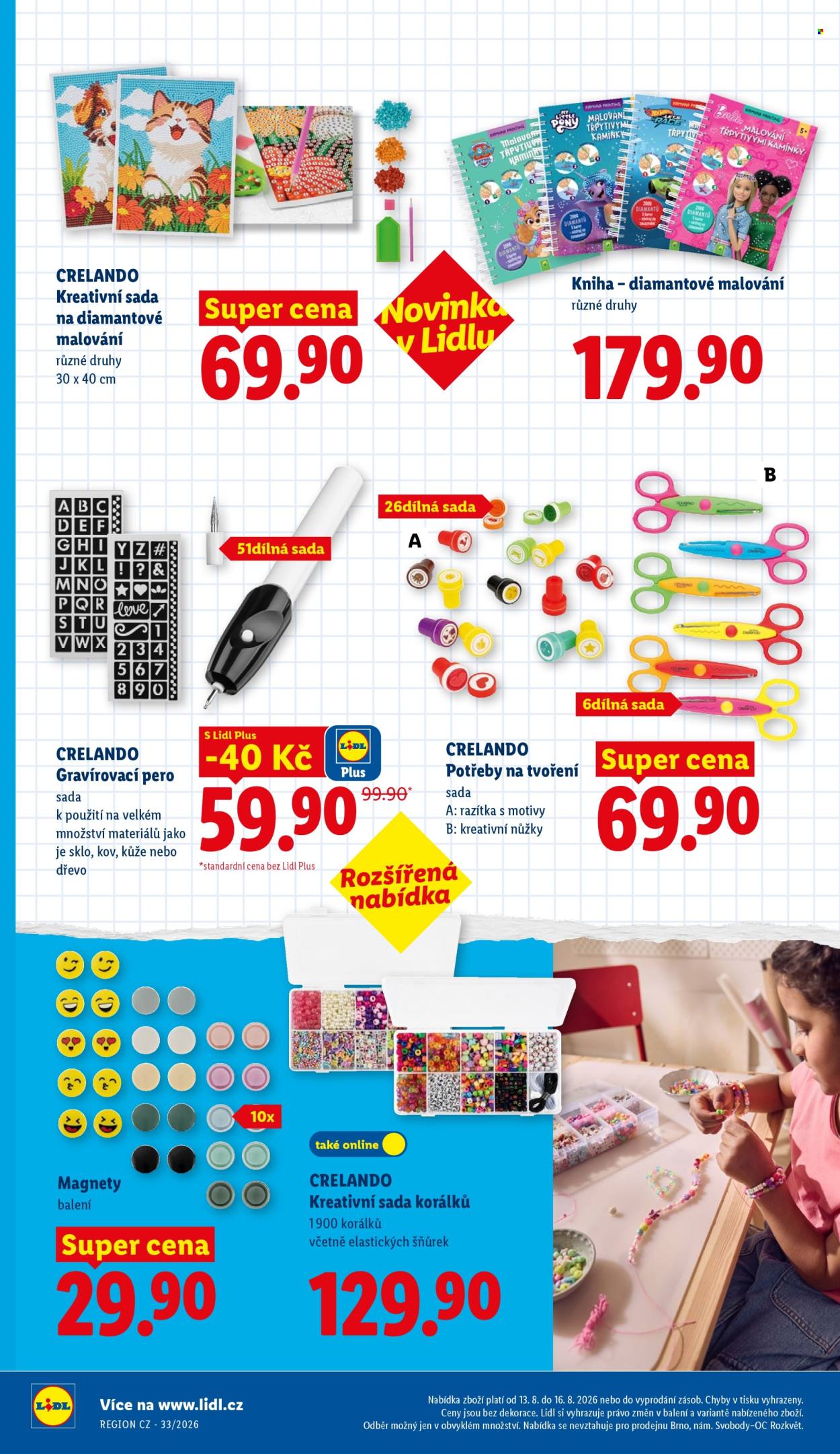 Leták Lidl - 13.8.2026 - 16.8.2026. Strana 34