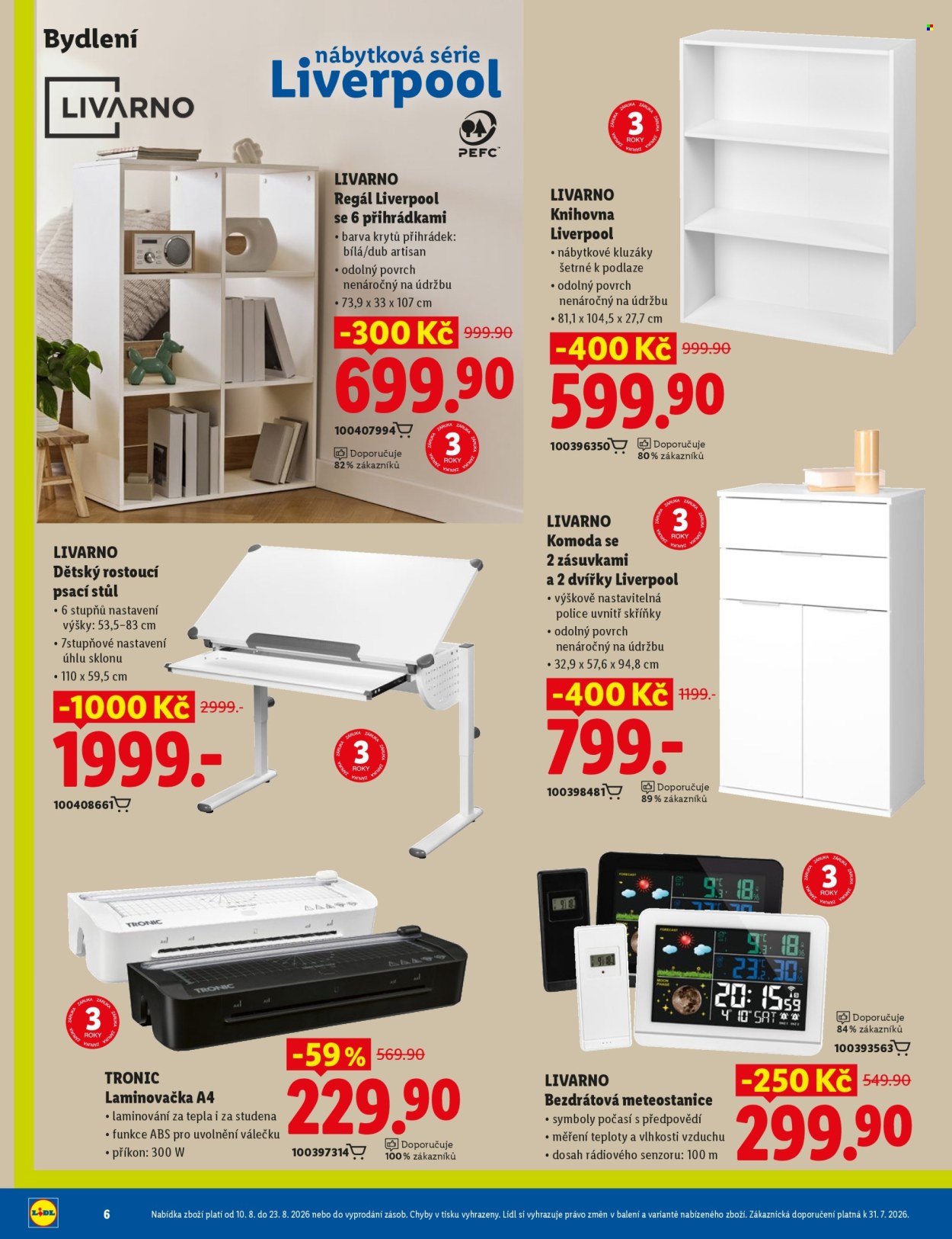 Leták Lidl - 10.8.2026 - 23.8.2026. Strana 6