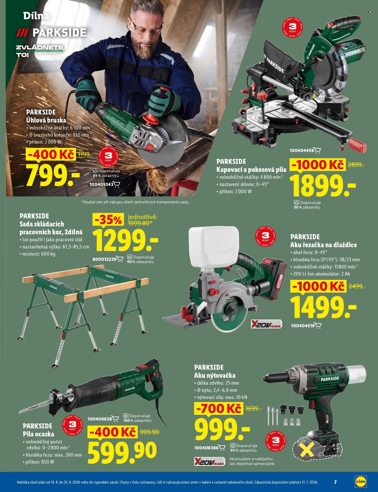 Leták Lidl - 10.8.2026 - 23.8.2026. Strana 7