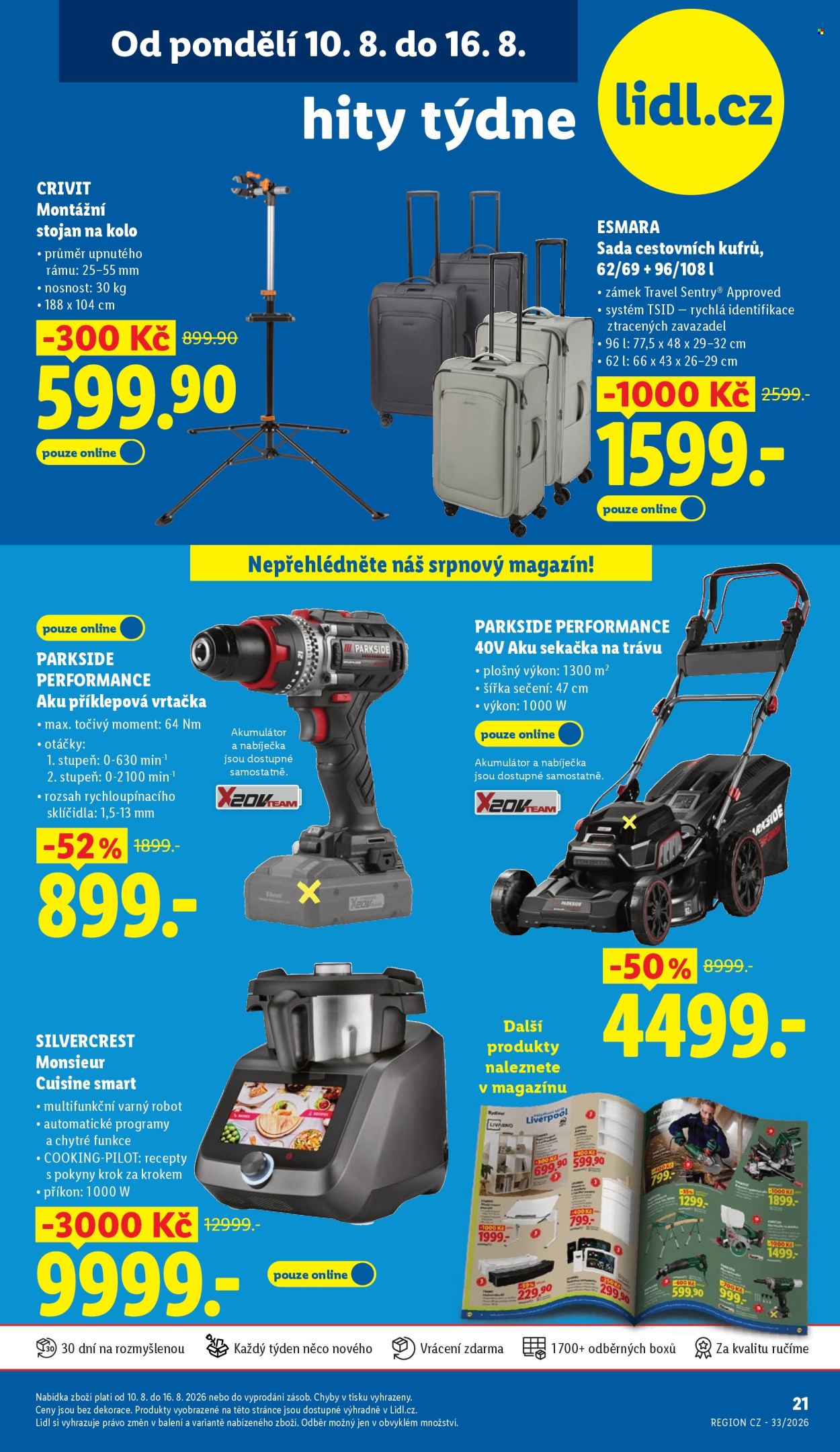 Leták Lidl - 10.8.2026 - 16.8.2026. Strana 1
