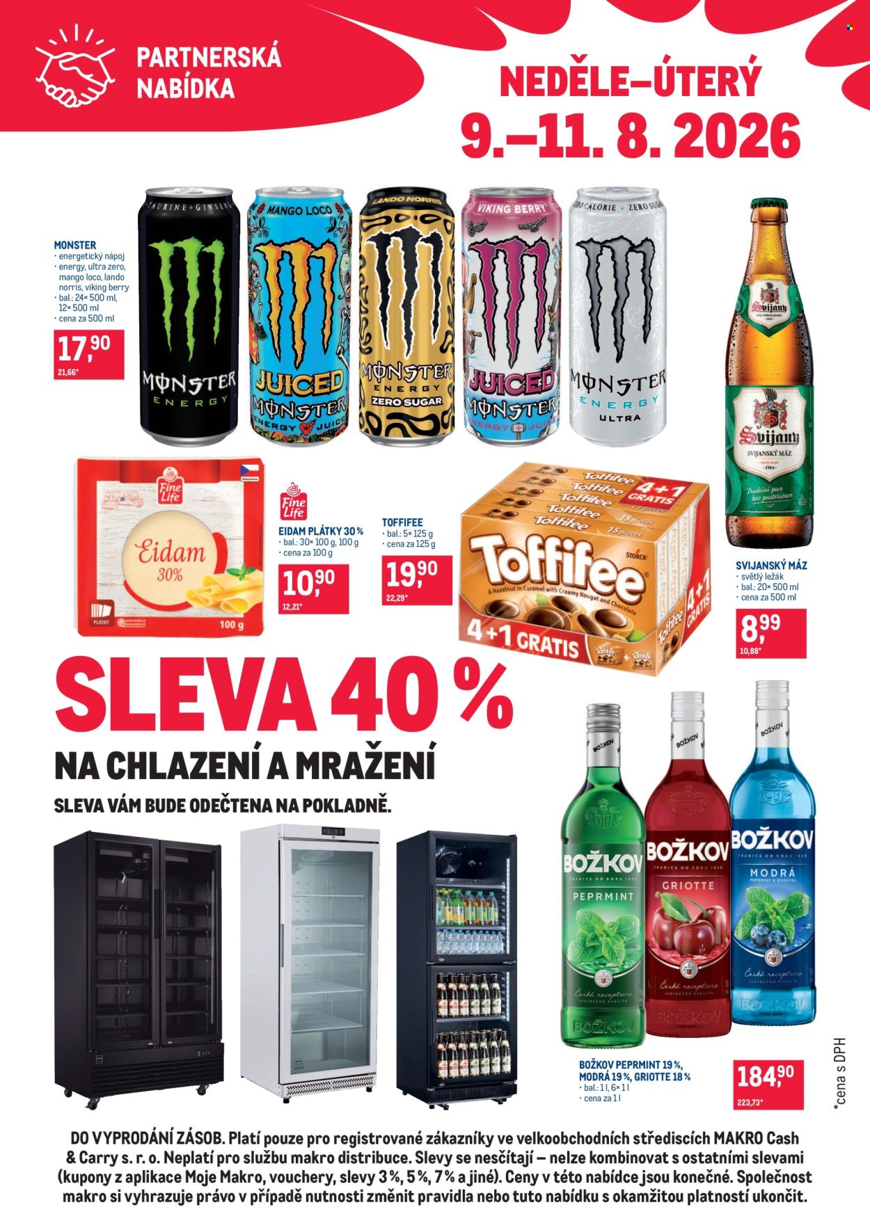 Leták MAKRO - 9.8.2026 - 11.8.2026. Strana 1