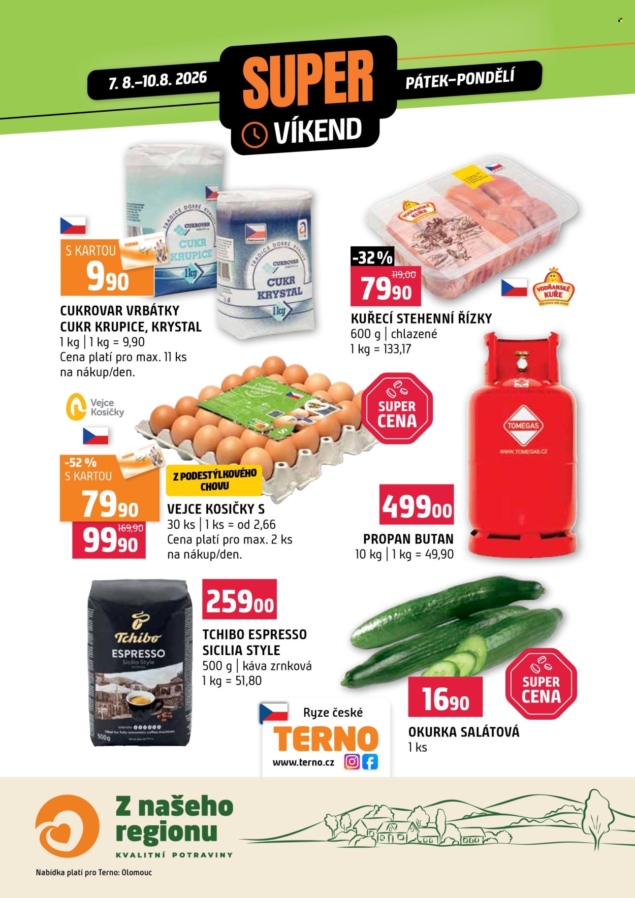 Leták coop TERNO - 7.8.2026 - 10.8.2026. Strana 1