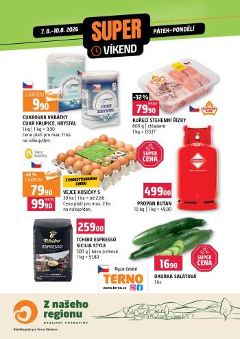 Leták coop TERNO - 7.8.2026 - 10.8.2026.