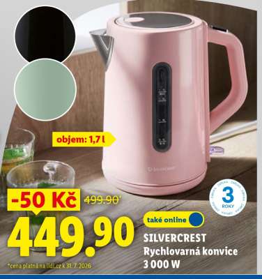 SILVERCREST RYCHLOVARNÁ KONVICE 3 000 W