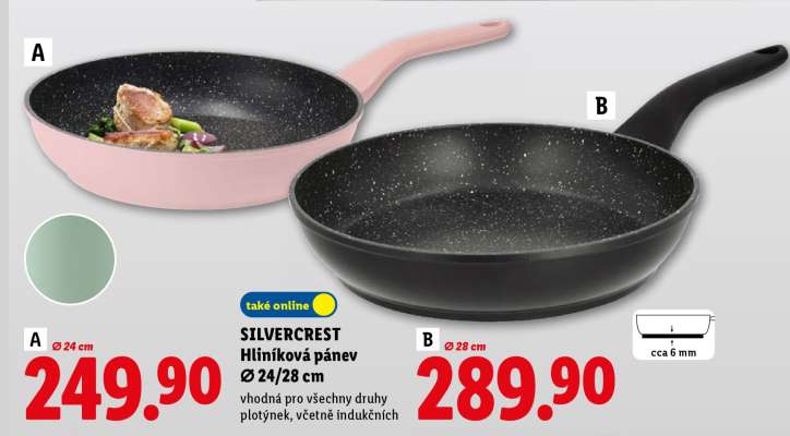 SILVERCREST HLINÍKOVÁ PÁNEV Ø 24/28 cm