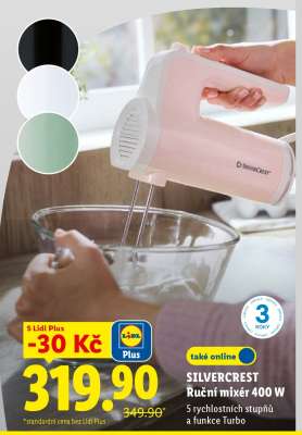 SILVERCREST Ruční mixér 400 W
