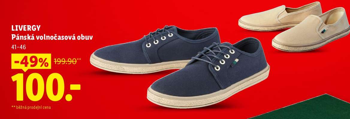 LIVERGY Pánská volnočasová obuv