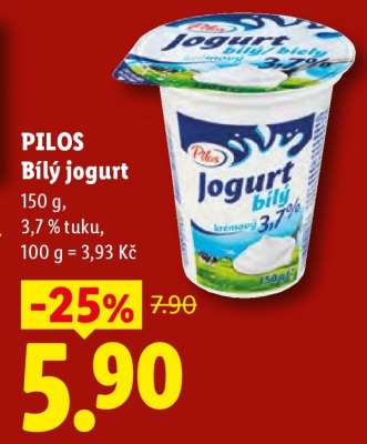 Pilos BÍLÝ JOGURT
