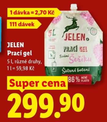 Jelen prací gel