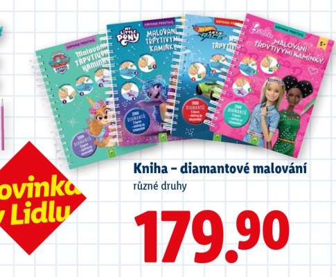 Kniha – diamantové malování