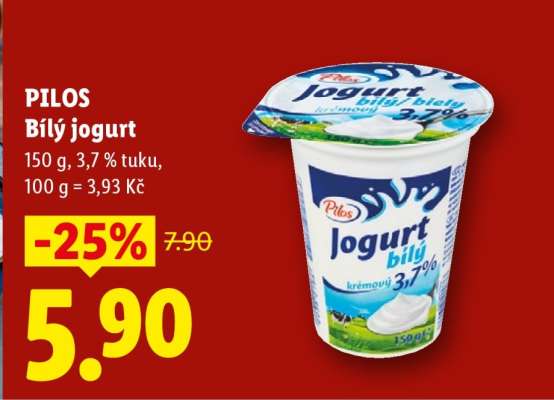 Pilos BÍLÝ JOGURT