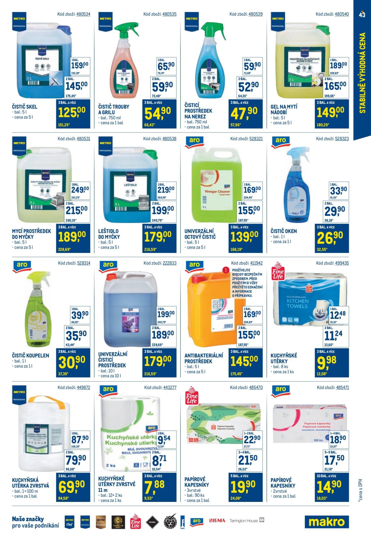 Leták MAKRO. Strana 43