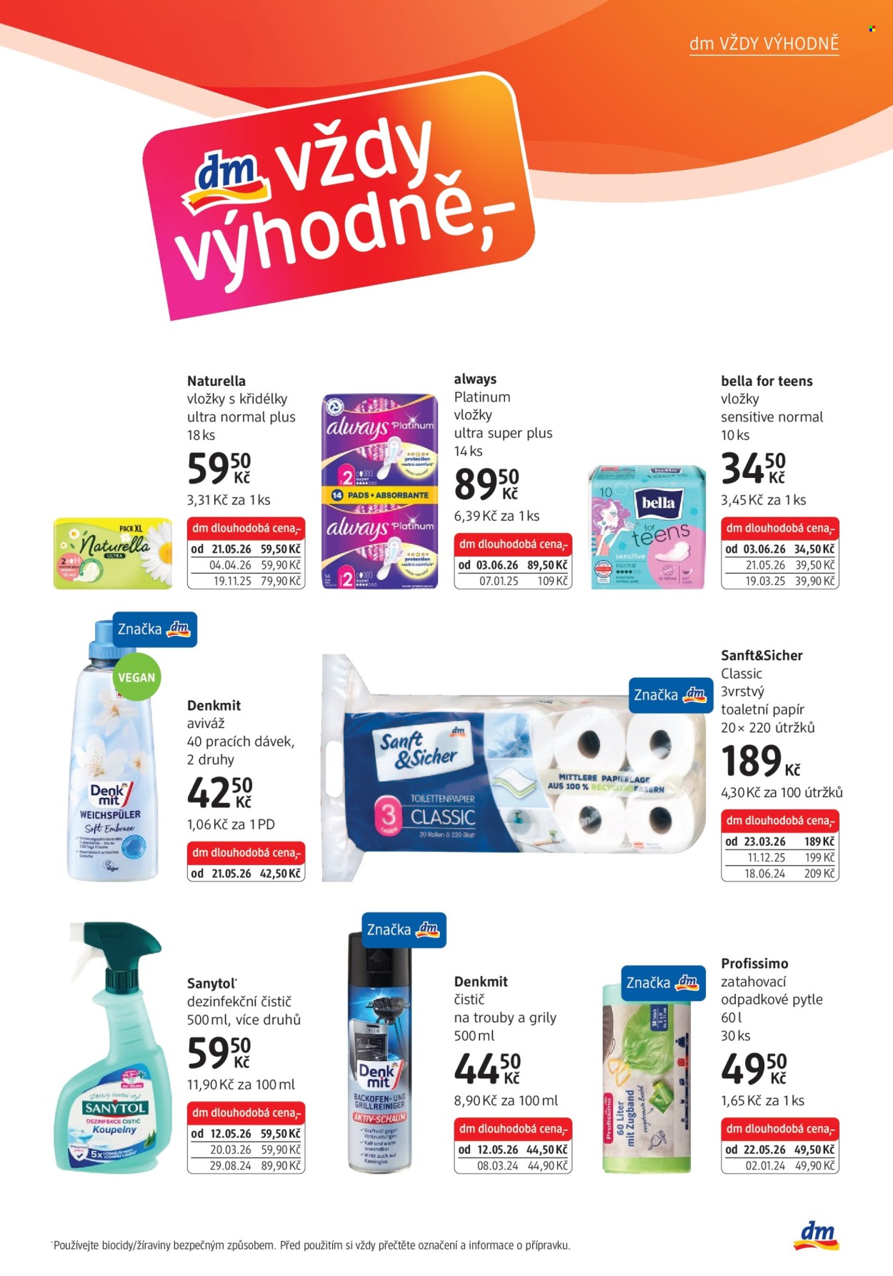 Leták dm drogerie - 6.8.2026 - 2.9.2026. Strana 23
