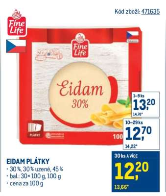 Eidam plátky