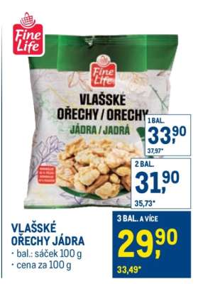 Vlašské ořechy jádra