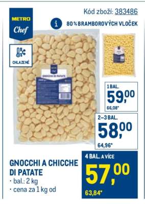 GNOCCHI A CHICCHE DI PATATE