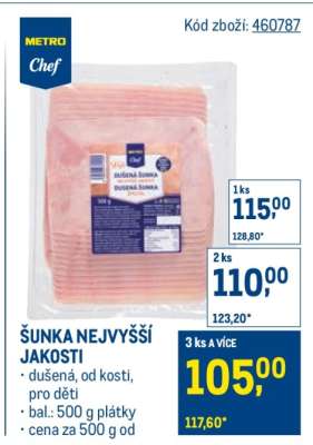 Šunka nejvyšší jakosti