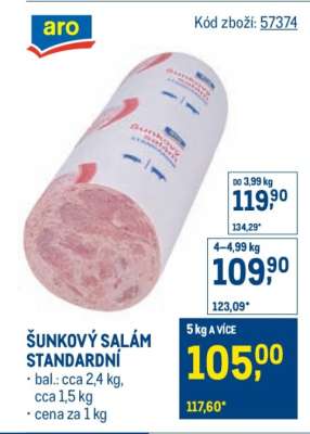 Šunkový salám standardní