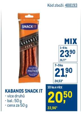 KABANOS SNACK IT