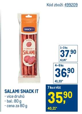 SALAMI SNACK IT
