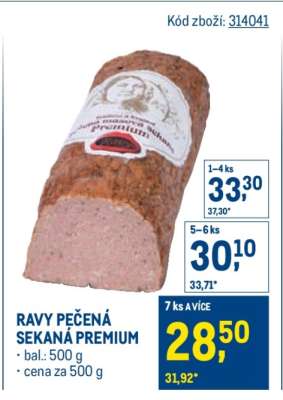 RAVY PEČENÁ SEKANÁ PREMIUM