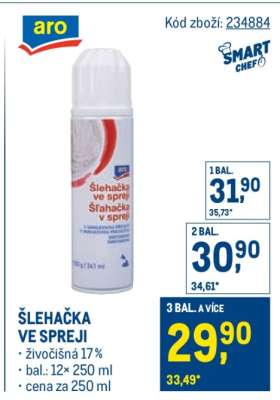 Šlehačka ve spreji