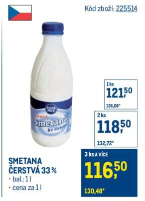 SMETANA ČERSTVÁ 33 %