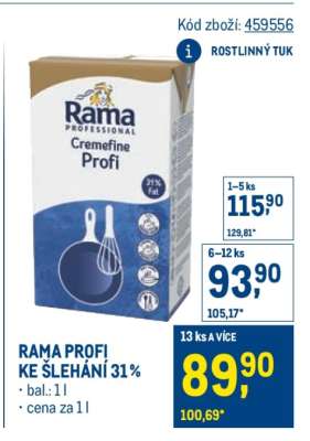 RAMA PROFI KE ŠLEHÁNÍ 31 %