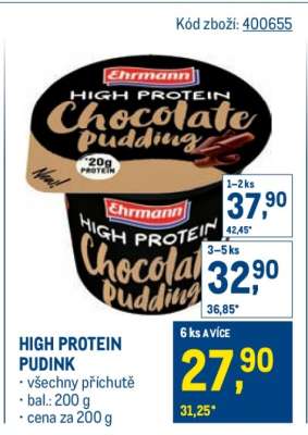 HIGH PROTEIN PUDINK
