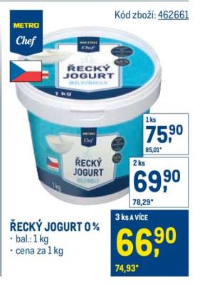 Řecký jogurt 0%