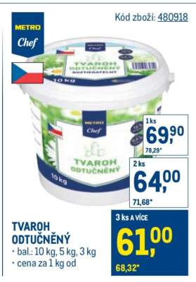 Tvaroh odtučněný